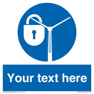 Custom mandatory lock rotor blades